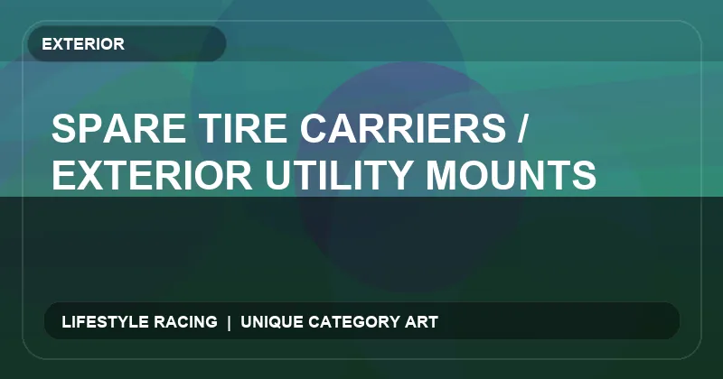 Spare Tire Carriers / Exterior Utility Mounts